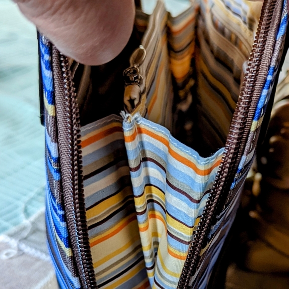 Kate Spade New York Brown and Blue Purse - Picture 14 of 14